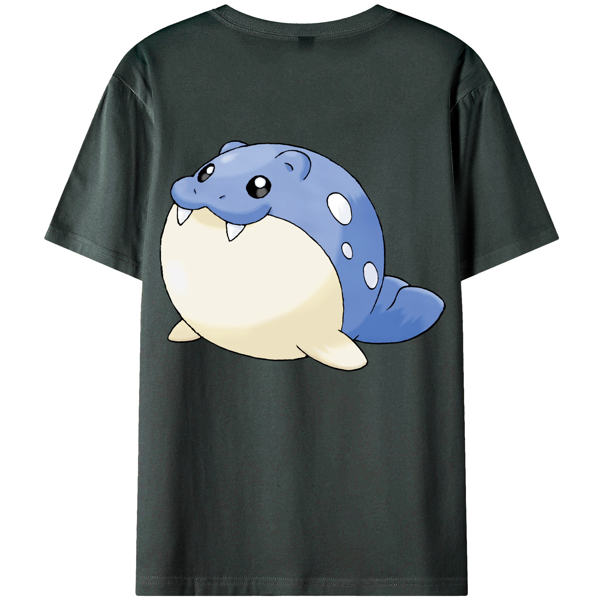 （画像用） ポケットモンスター Pokémon 綿100％ メンズ半袖Tシャツ（バックプリント） 通気性